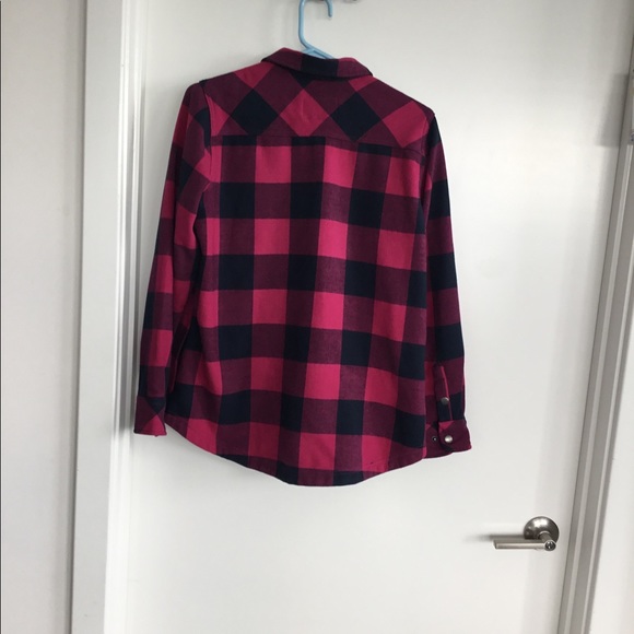 Orvis Women’s Red /Black Buffallo Plaid Flannel Jacket.Size Large $40 - Picture 4 of 11